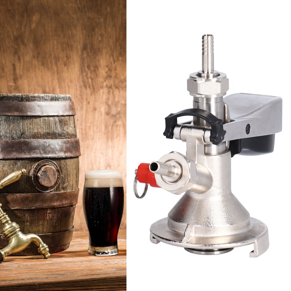 Rvs Biervat Bier Brouwen G5/8 Een Soort Bier Keg Tap Distributeur Koppeling Met Ontlastklep Brouwen accessoire