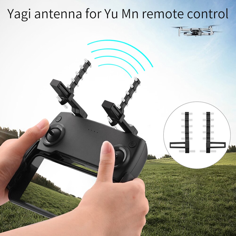 2pcs 5.8GHz Extend Flight Distance Signal Booster Remote Controller