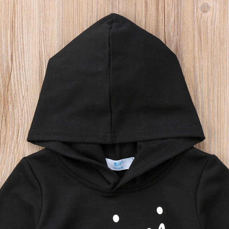 Gloednieuwe Peuter Baby Kind Kids Baby Jongens Meisjes Hooded Top Jas Capuchon Trui Uitloper Kleding Lange Mouw Outfit 1-6 T