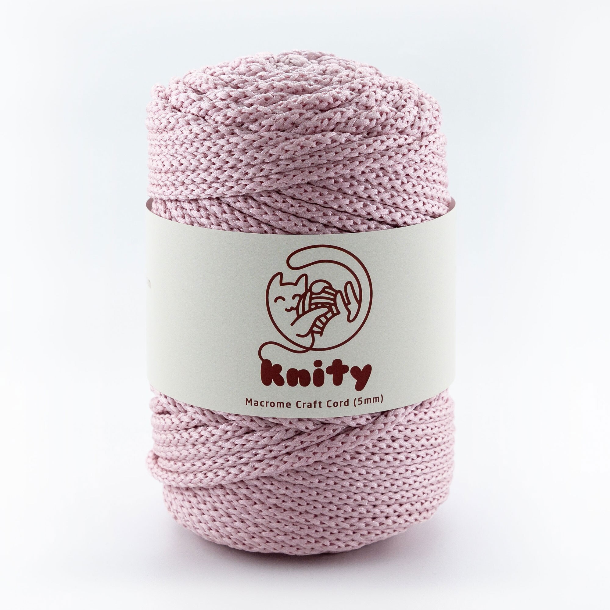 Knity Macrame Craft Cord 5mm Yarn 100m Fiber Crochet Knitting Braiding Knotting Weaving Chain Thread Handmade Rope Natural Braid: 104