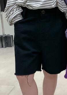 Pantaloni estivi per bambini tinta unita al ginocchio ragazzi e ragazze pantaloni larghi arricciati a 3 colori: Black / 5T