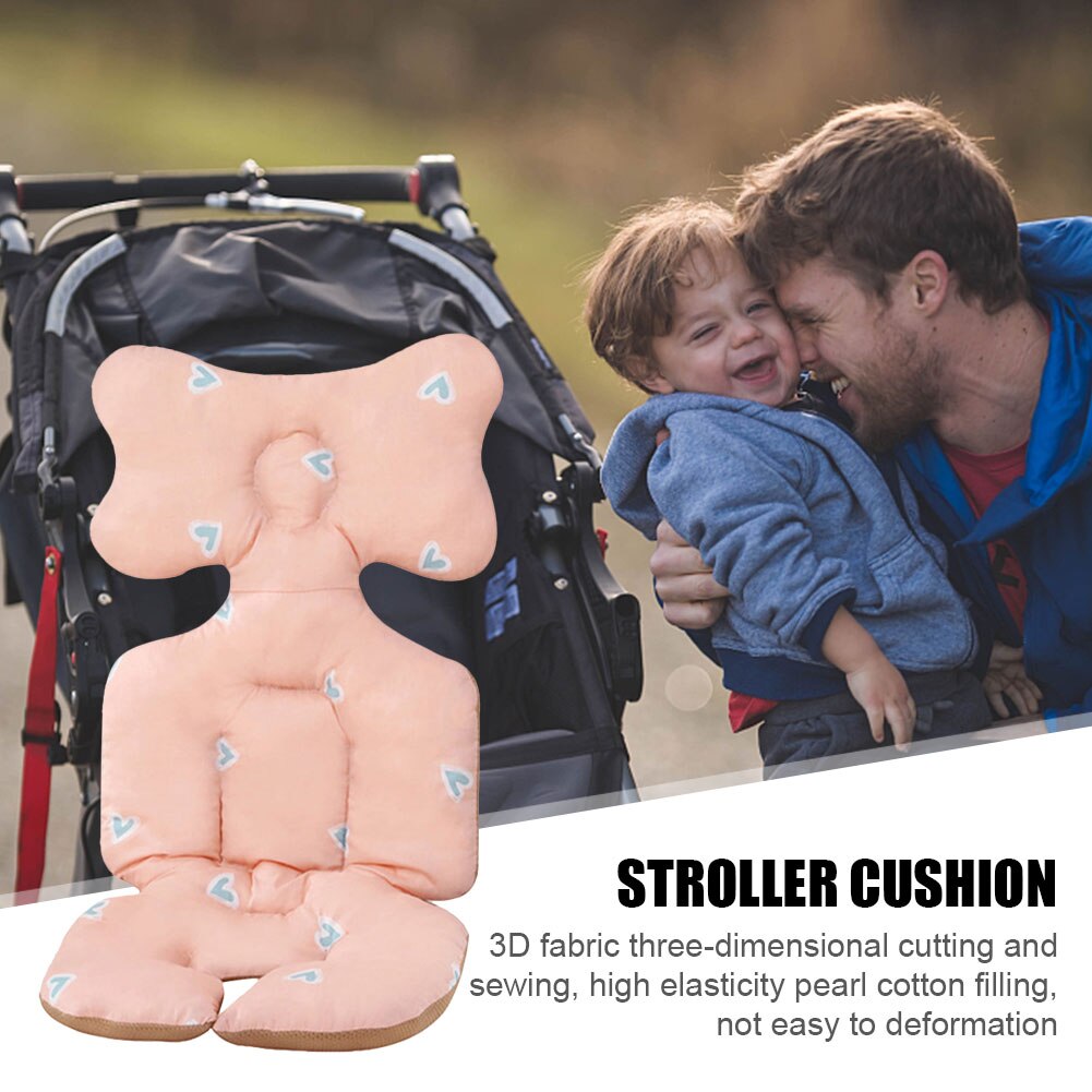 Baby Stroller Liner Baby Stroller Cotton Seat Cushion Infant Child Cart Mattress Mat Kids Carriage Pram Stroller Accessories