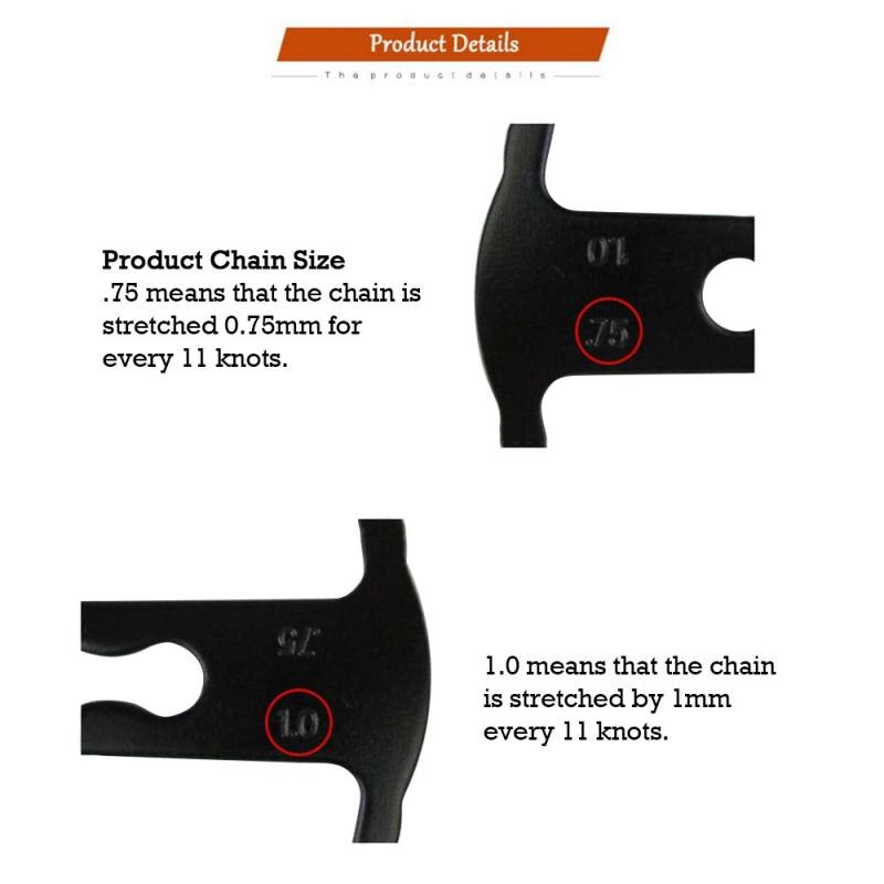 Bike MTB Chains Gauge Measurement Ruler Repair Tool Bicycle Repair Tools Bicycle Chain Wear Indicator Checker Mountain Road