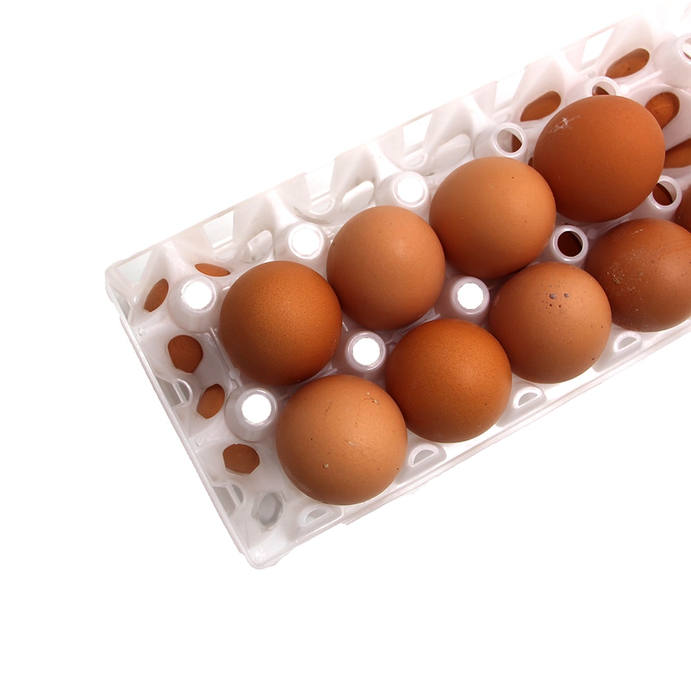 1 stk ægkasse 12 æg opbevaring plastkasse omsætning transport bære i køleskab hjem køkkenredskaber husmor landbrug