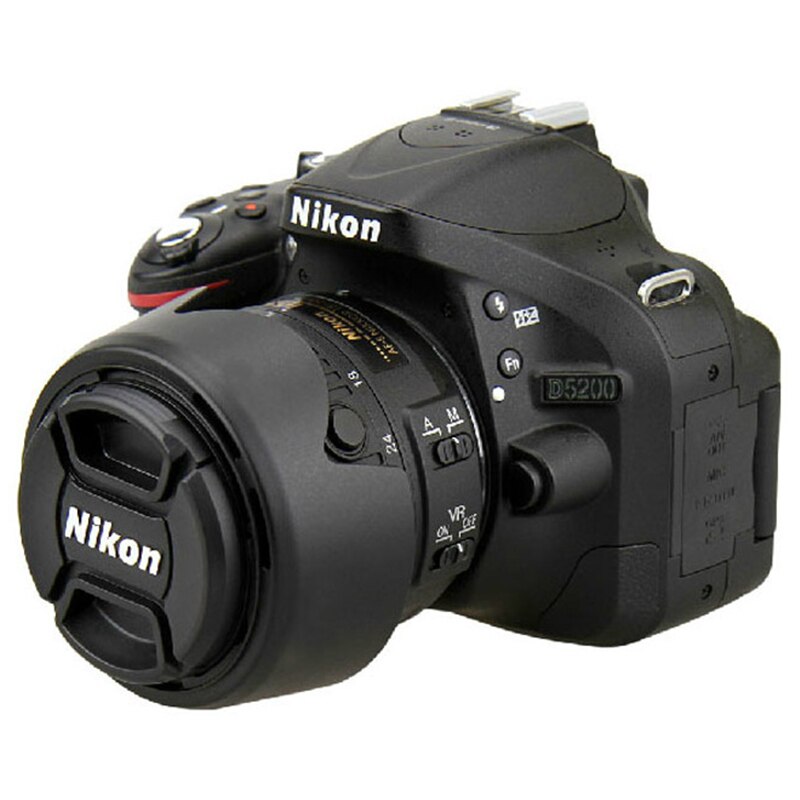 HB-69 Camera Lens Hood for Nikon AF-S DX 18-55mm F/3.5-5.6G VR II 52mm Good Shape Plastic Hood for Nikon D3200/D3300/D5200/D5300