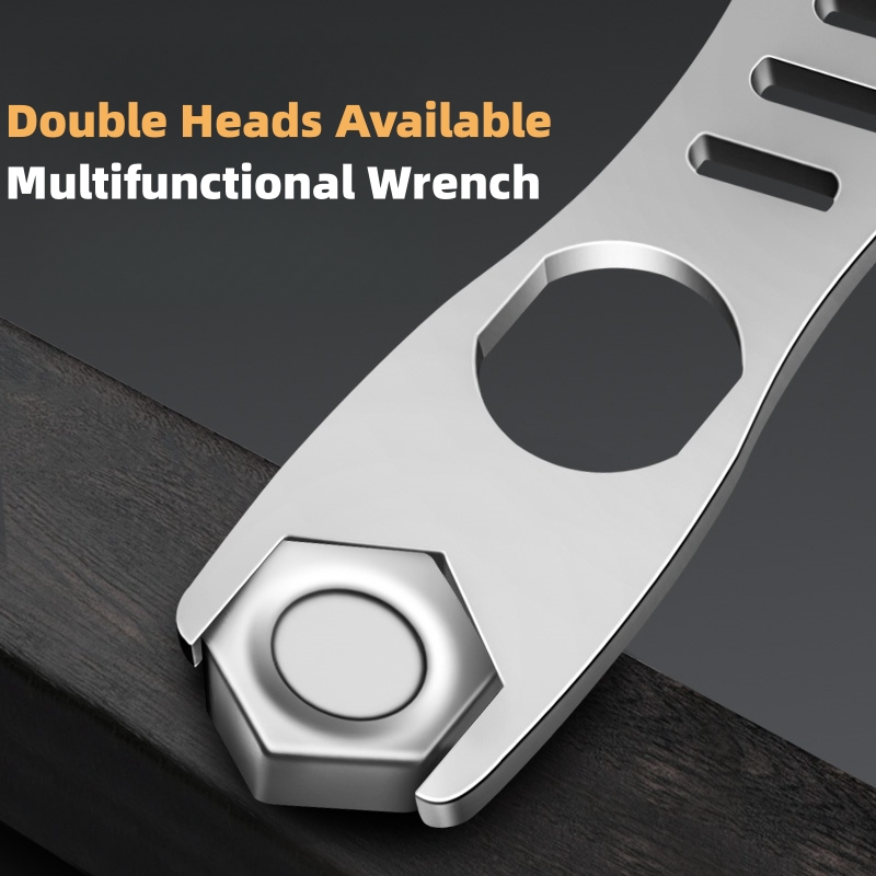 DIY Multifunctional Double End Open End Wrench Torque Wrench Hardware Tools For All Sizes Of Screws Multi-purpose Hand Tool