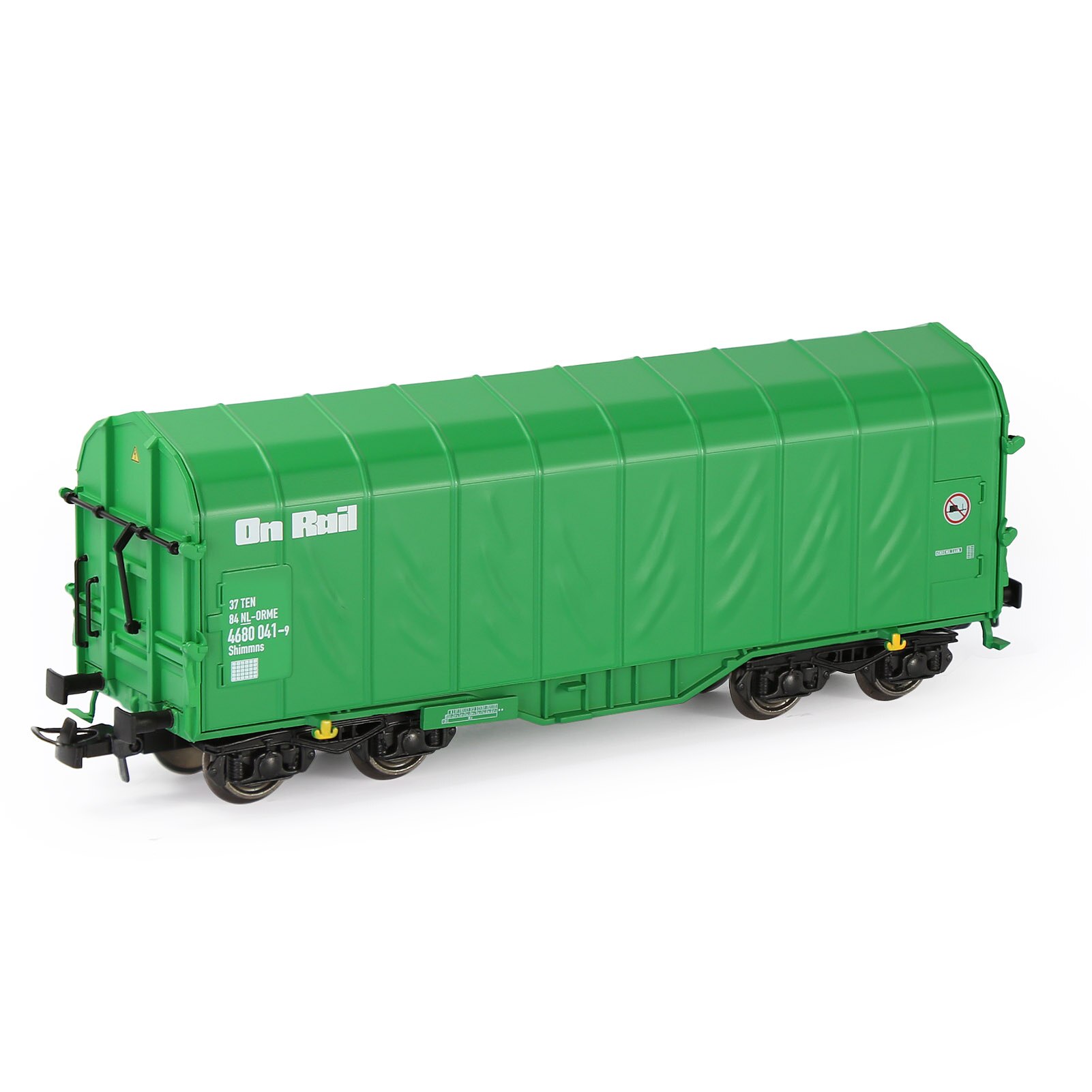 1pc Model Railway Layout Wagons HO Scale 1:87 Boxcar Rolling Stock C8762: Printed Green