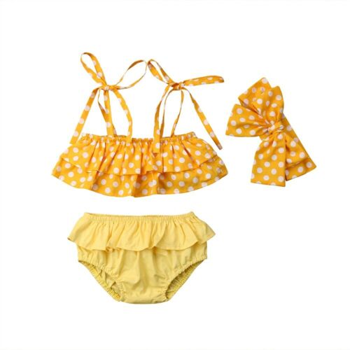 Niño 3 uds Bikini Tankini bebé niñas niños traje de baño Tankini Bikini establece niños ropa de playa