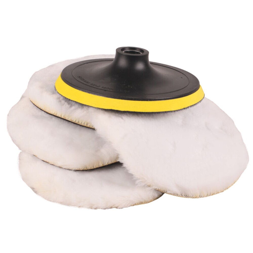 Marble Polishing Pads Car White Wool Waxing Polisher 8500 RPM Detailing