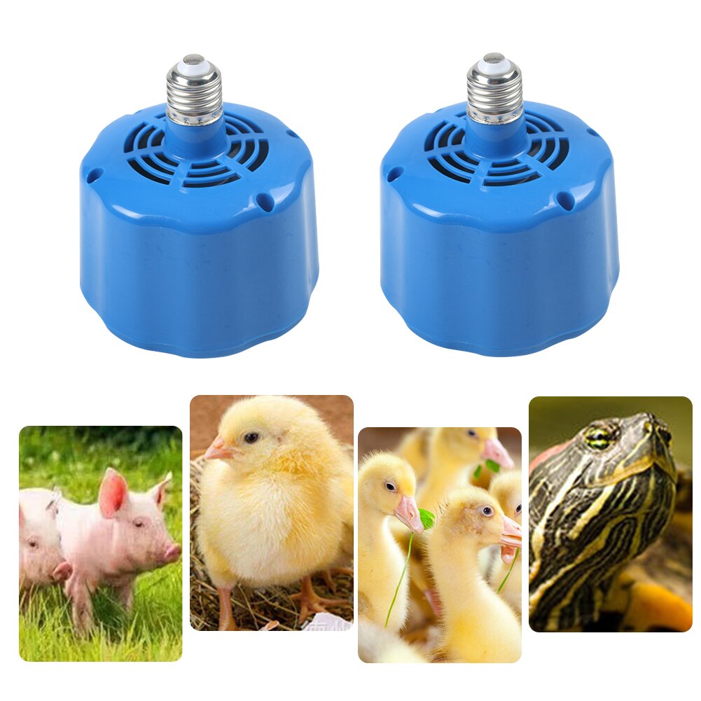 Lampe chauffante pour ferme, 100-300W, E27, 220V, lumière chaude pour cochon, poulet, canard, incubateur, contrôleur de température, fournitures chauffantes