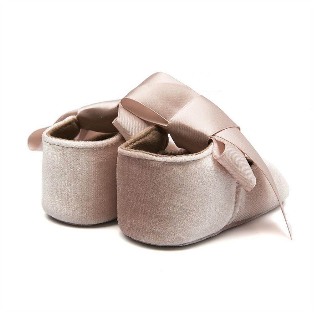 baby born shoes For Girl Silk Bow Knot Summer Princess Shoes Infant Soft Sole First Walkers Toddler Shoes baby schoen #10F