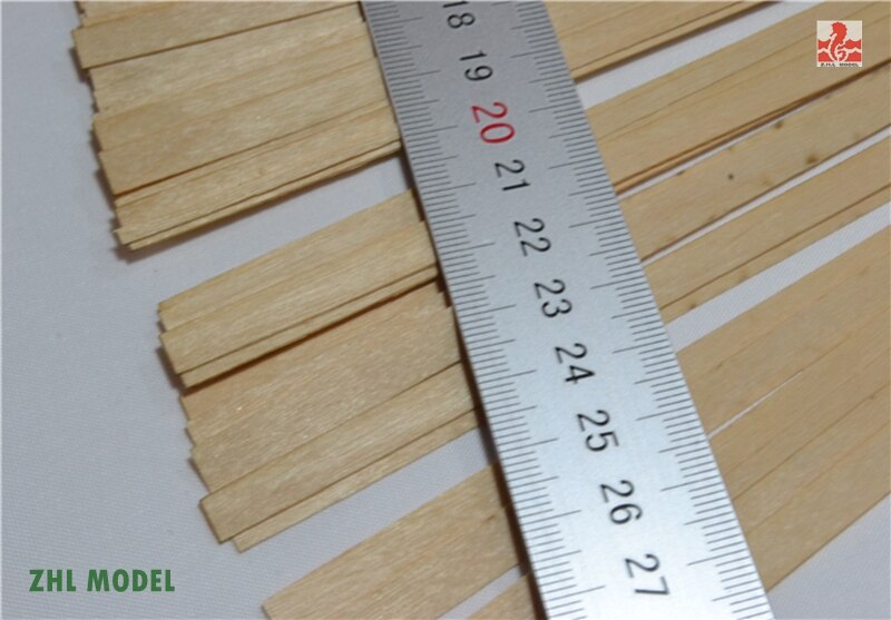 ZHL Beech wood strips 50 pieces model ship
