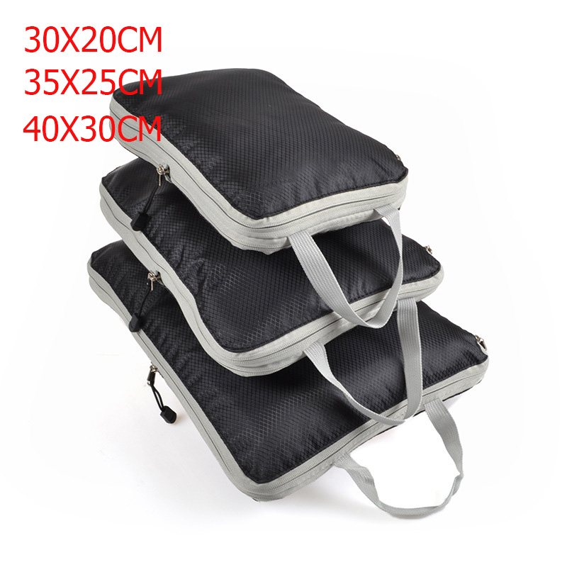 Reisopbergtas samendrukbare verpakking kubus opvouwbare waterdichte koffer nylon draagbare tas bagagerek