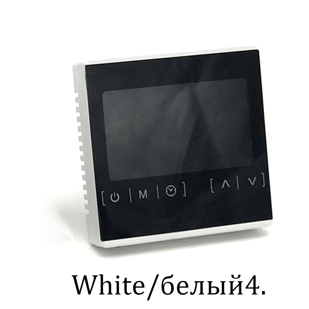 Nashone Touch Screen Thermostat 220v Temperature Controller Thermoregulator Back Light Electric Heating Room Floor Thermostat: 16A white