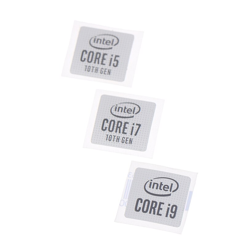 5Pcs 10th Generatie Core I5 I7 I9 Win10 Logo Stickers Cpu Label Laptop Notebook Decoratie