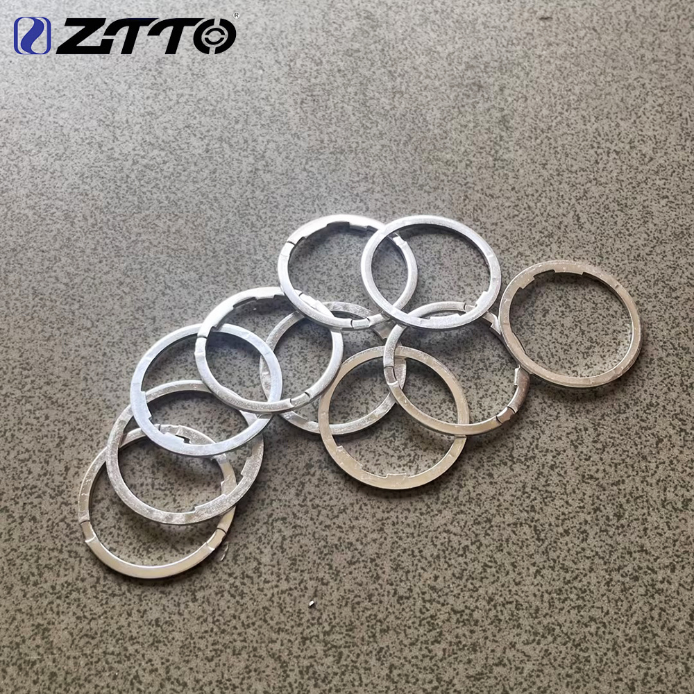 ZTTO Wielnaaf Spacer Fiets Freehub Washer 7/8/9/10/11/12 Speed Vliegwiel Cassette Pakking 1.8mm XDR naar XD Naafbasis HGR naar HG: WIT