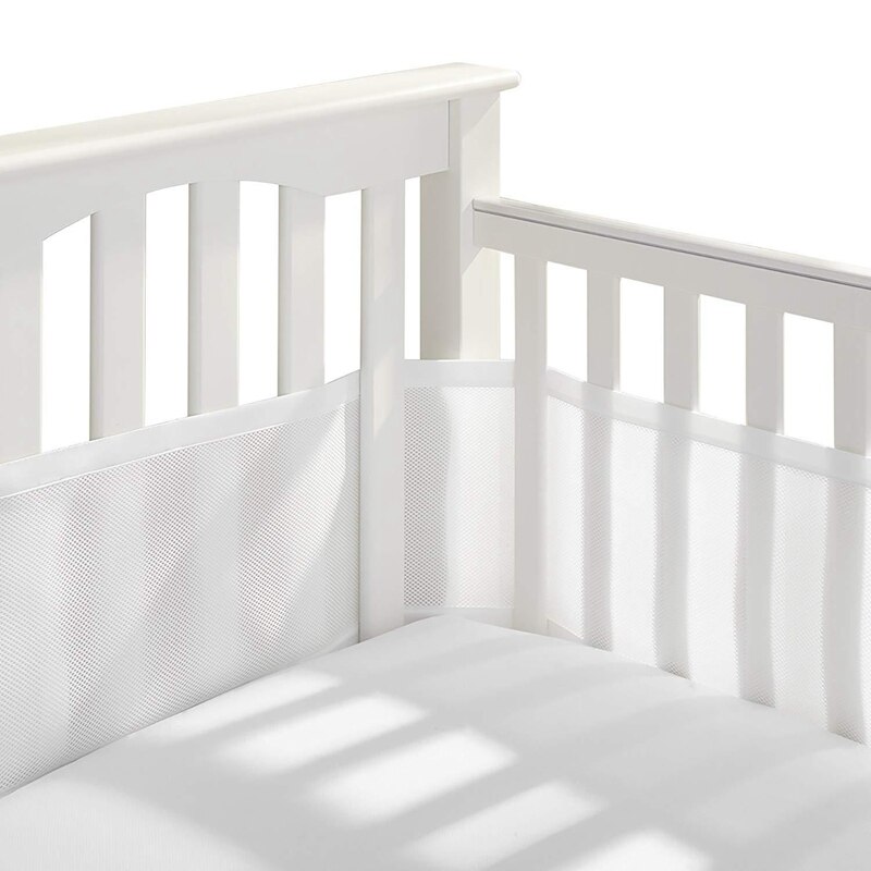 Barneseng gjerde vår og sommer pustende baby anti-kollisjon sengetøy kit avtakbart og vaskbart seng gjerde