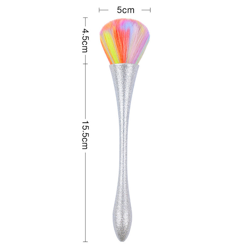 Pict you nagelborstel reinigen verwijder stof poeder nail art pedicure zacht verwijder stof acryl schone borstel voor nagelverzorging