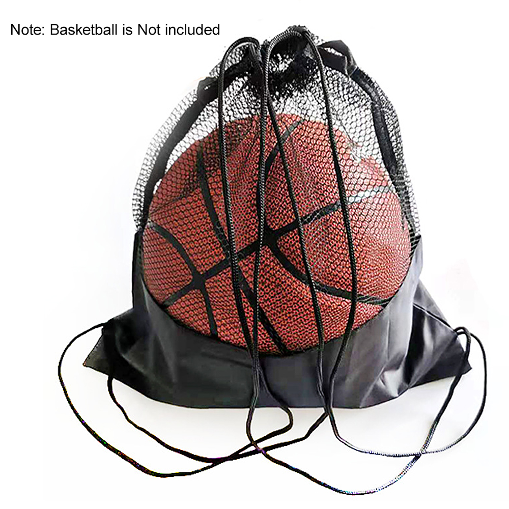 Sport-netztasche, tragbarer fußball-aufbewahrungsrucksack, robuste netz-aufbewahrungstasche für outdoor-basketball, multifunktionale aufbewahrungstasche
