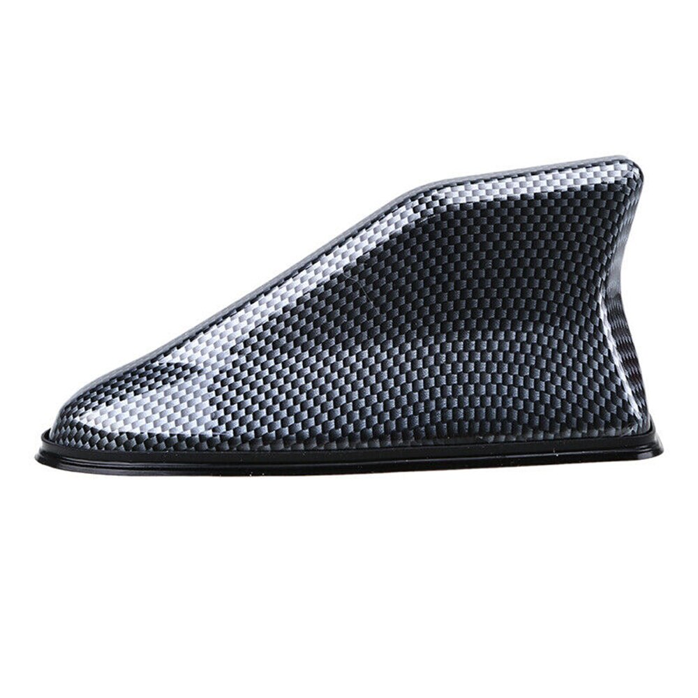 Carbon Fiber Waterproof Car SUV Shark Fin Roof Antenna Auto Radio Signal Aerials Roof Antennas AM/FM Signal Aerial