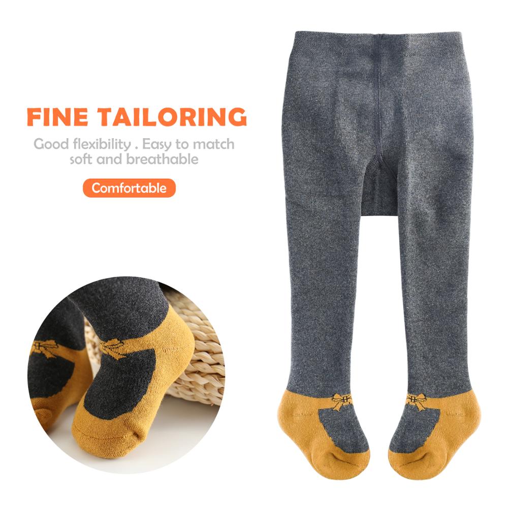 Baby Strumpfhosen Strümpfe Kleinkind Einfarbig Plus Samt Gestrickt Verdicken Vlies Gefüttert Winter warm Nahtlose Baumwolle Gamaschen