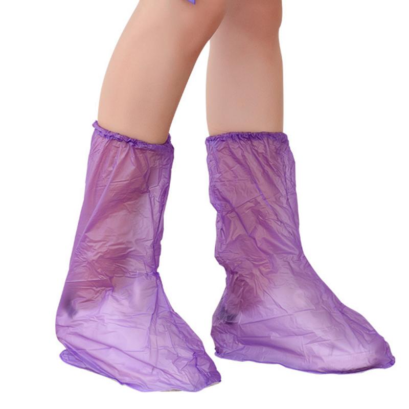Waterproof Anti Slip Boot Covers Plastic Disposable Shoe Covers Overshoes Safety One-off Shoes Cover Rainy Day Tool