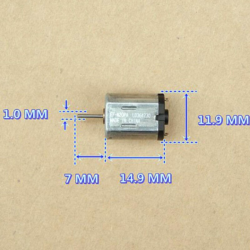 Mabuchi FF-N20PA motor dc 3v 3.7v de alta velocidade mini micro 12mm n20 motores elétricos diy hobby brinquedos motor minúsculo carro barco modelo