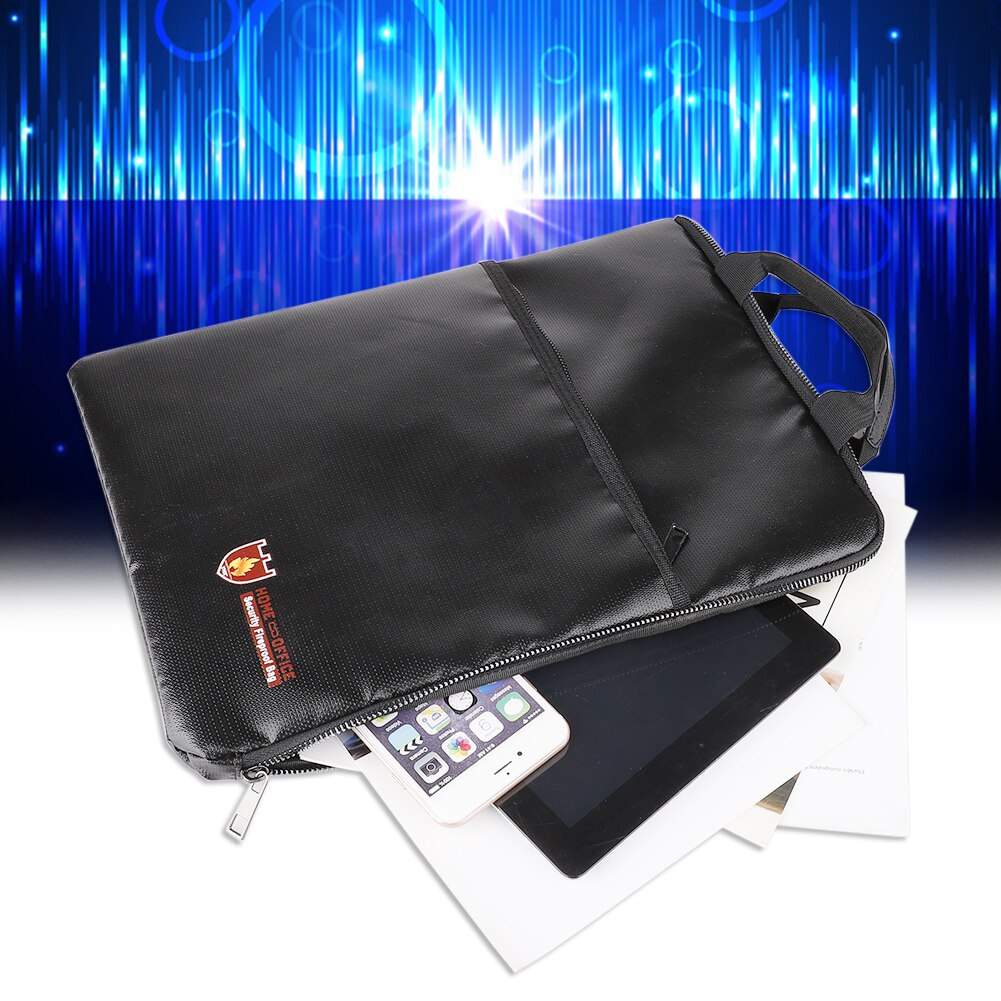 fireproof document bag Fire Resistant Document Bag Envelope Pouch for File Passport Photo Organizer