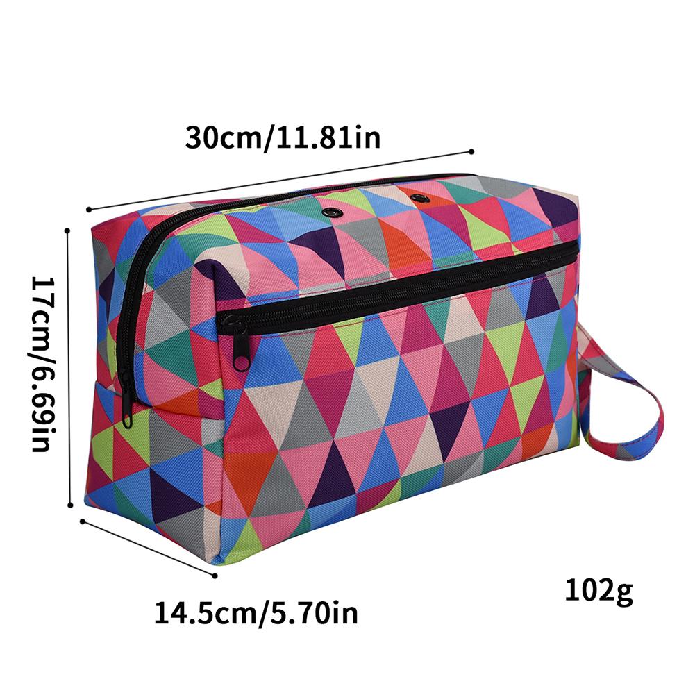 Woolen Yarn Storage Bag Round Knitted Wool Bags Oxford Cloth Leaf Print DIY Knitting Sewing Kit Sewing Tools Accessories: 3