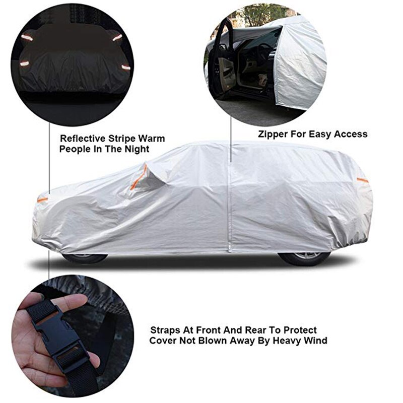 Kayme waterdichte auto covers outdoor zon bescherming cover voor auto voor ford mondeo focus 2 3 fiesta kuga ecosport explorer r