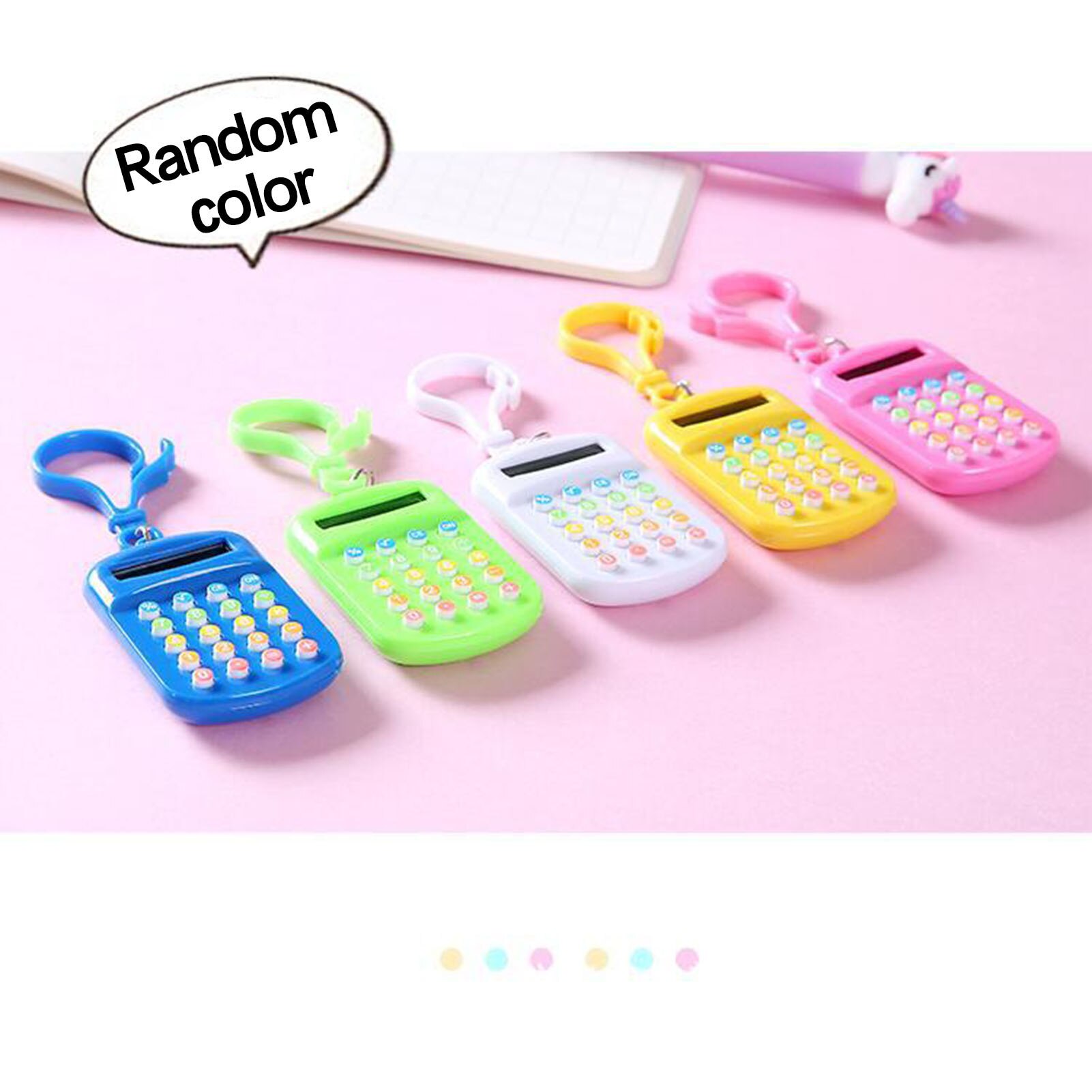 Mini Calculator Handheld Tiny Small Portable Electronic Calculator for Students Home School Office
