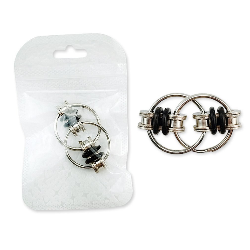 Fidget Speelgoed Flippy Ketting Stress Angst Relief Keten Stress Relief Speelgoed Fidget Spinner Sleutelhanger Voor Volwassenen En Tieners