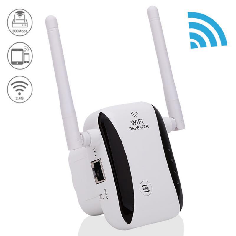 Repetidor WiFi inalámbrico de 2,4 GHz, Amplificador de señal WiFi de 300Mbps