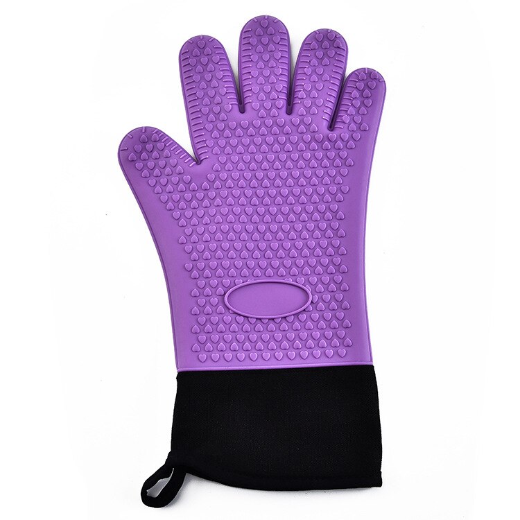 Gant isolant en Silicone, éponge en caoutchouc, épurateur ménager, outils de nettoyage de cuisine, directe: 2