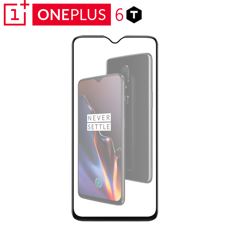 Original Oneplus 6T 3D Tempered Glass Full Cover Screen Protector Perfect Fit Curved Edge Super Hard 9H Clear Oleophobic Coating: Default Title
