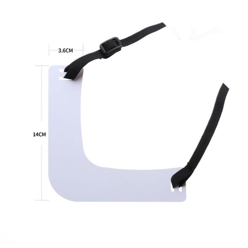 Herramienta de estilismo para Contorno de cuello y barba para hombre, tabla de corte para Barbilla, Barba, afeitado transparente y plantilla F4S9