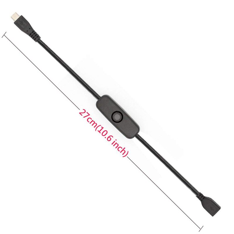 Raspberry Pi 3 4 Power Kabel Mit Auf/off Schalter Micro USB Typ C USB für Raspberry Power Kabel für Pi 3 Modell B +/B/2/null