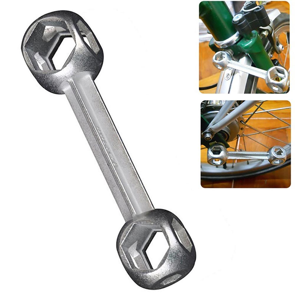 10 In 1 Moersleutel Mini Fiets Reparatie Tool Hond Bot Vorm Momentsleutel Hexagon Gaten Fietsen Spanner Repairment Gereedschap