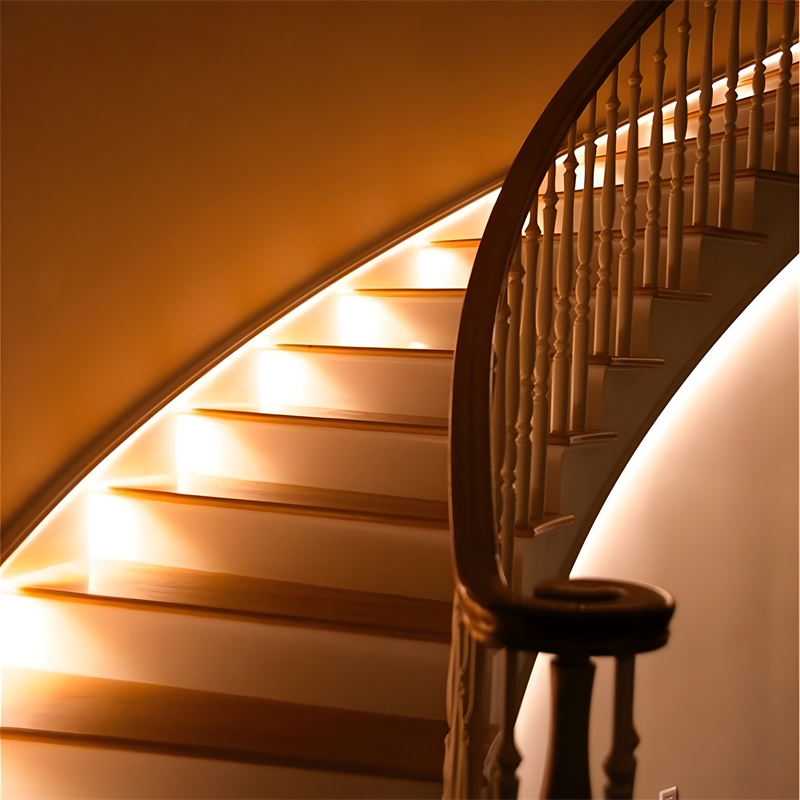 LED-Lichtleiste mit Bewegungsmelder, LED-Lichtleiste, Schrankleiste, Beleuchtung, AAA-Batterie, wasserdicht, für Küche, Kleiderschrank, Schrank, Speisekammer, Schrank