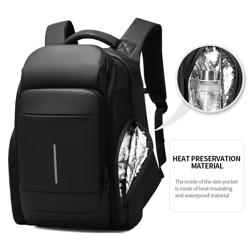 Mochila de viaje para hombre de EUROCOOL, Mochila para ordenador portátil de 15,6 pulgadas, bolsas de capas múltiples, Mochila para hombre, mochilas de negocios repelentes al agua n0010