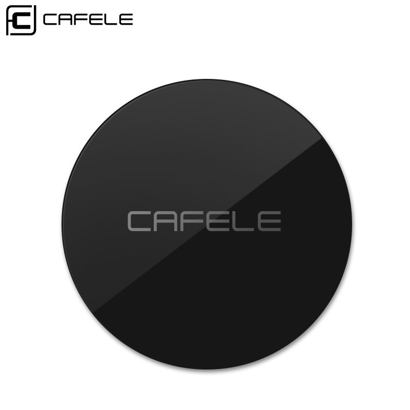 Cafele universell bil telefonholder metallplate til magnetisk adsorpsjon skrivebord vegg telefonholder jernark til luftventil bilholder: 1 runde