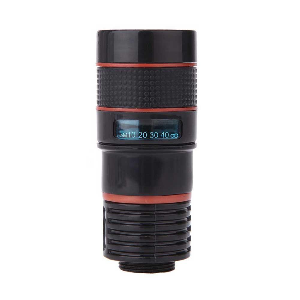 Universal Techvilla 8X Zoom Portable Mobile Phone Telescope Camera Lens Magnifier Clip for Cellphone SmartPhone photography