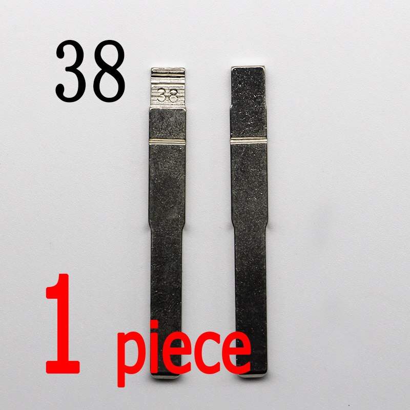 #38 Universal 38# Folding Remote Car Key Blank Flip Uncut Key Blade NO.38 Replacement HU101 For Focus for Ford for Mondeo: 38Bx1