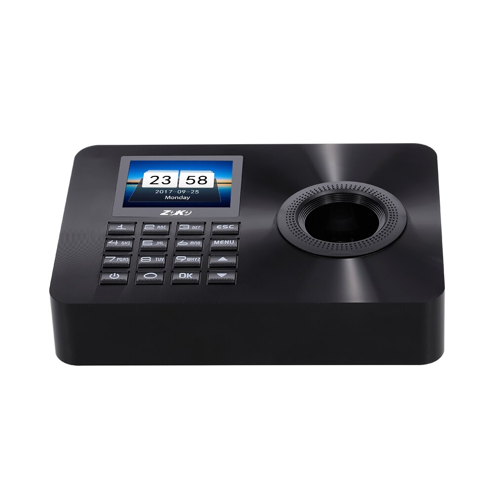 ZK-TA10 Time Attendance Fingerprint Recognition Password Lock Door Opener Access Control System 2.4inch Display