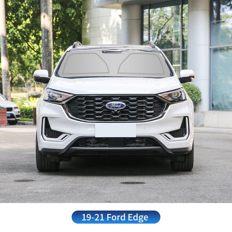 For Ford mustang Front sunshade Car front insulation cloth shade cloth Summer sunscreen interior car accessories: 19 to 21 Edge