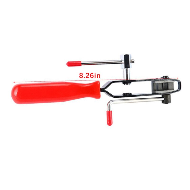 Automotive CV Joint Boot Clamp Tool Wrench Hose Clip Tightening Bending Tool Built-in Cutter ABN CV Joint Ear Clamp Banding Tool