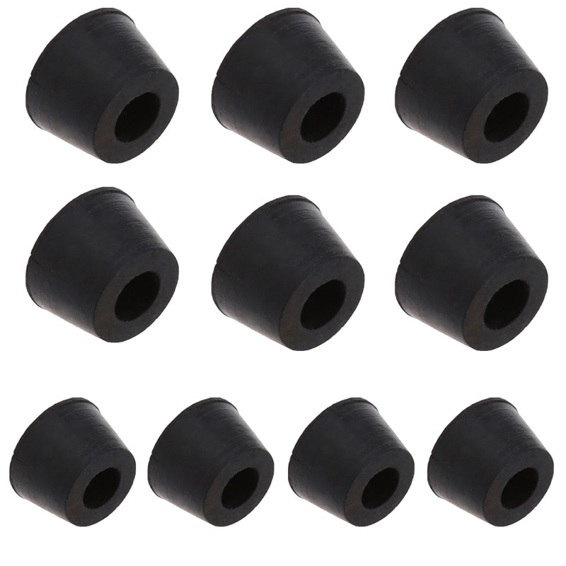 20 Pcs Rubber Instrument Case Non-slip Cabinet Box Foot Bumpers Feet 17x10x14mm