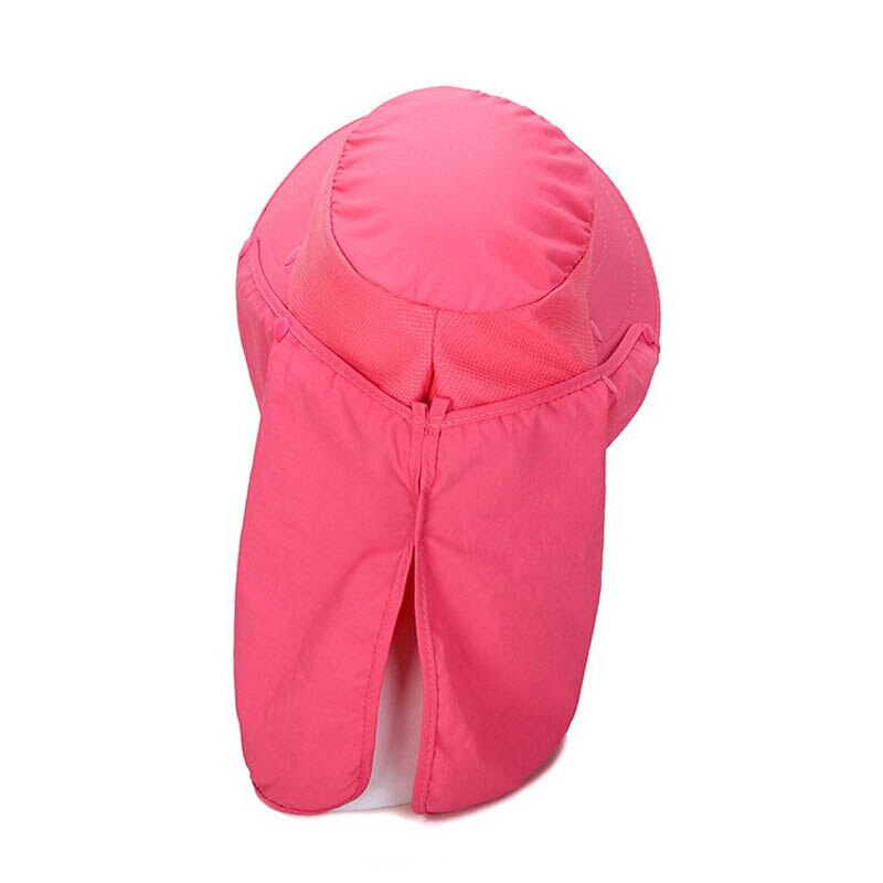 Newly Summer Women Sun Hat Removable Neck Face Flap Farmer UV Protection Cap for Outdoor Fishing DOD886