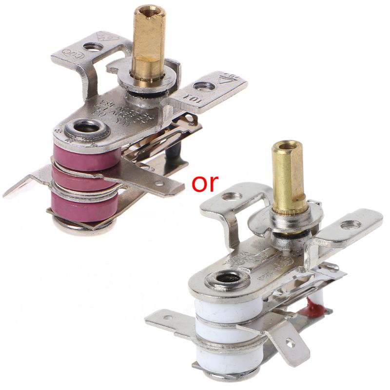 AC 250V 16A Adjustable 90 Celsius Temperature Switch Bimetallic Heating Thermostat Switch Temperature Controller