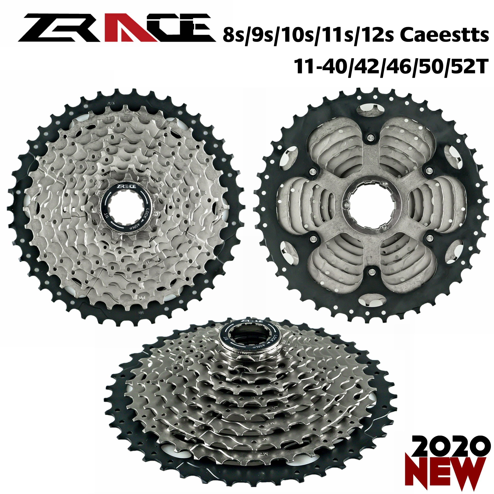 Zrace fietscassette 8 9 10 11 12s mtb vliegwiel mountainbike freewheel compatibel voor alivio / deore / slx / xt